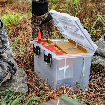 Sheffield XL Ammo Box Made in USA, Stackable Lockable Ammo Storage Box | 4 Pack - Image 9