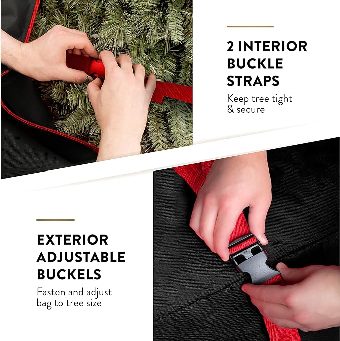 ZOBER 600D Oxford Fabric Rolling Christmas Tree Storage Bag - Image 4