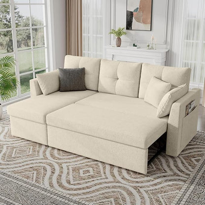 Huatean Home Sleeper Sofa Couch, 2 in 1 Pullout Couch Bed by huateanhome