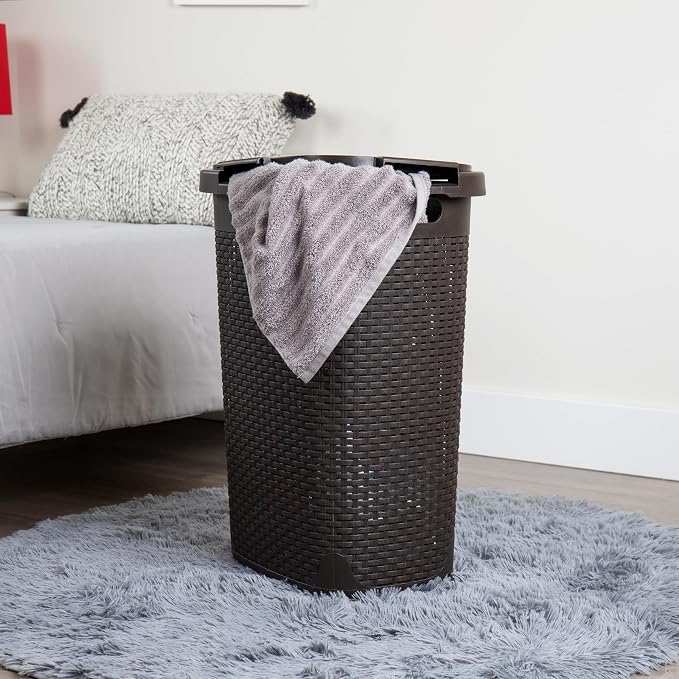 Mind Reader Slim Laundry Hamper - Image 2