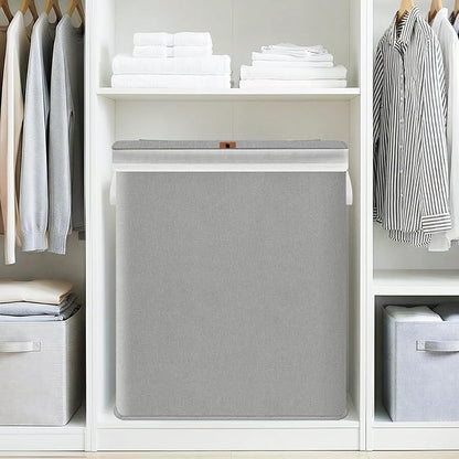 STORAGE MANIAC Double Laundry Hamper - Image 2
