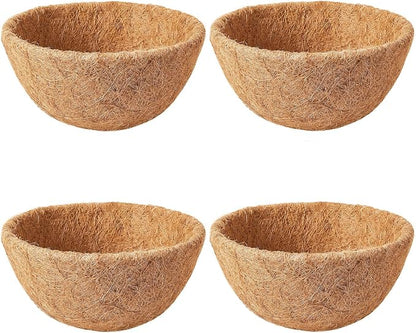 4 Pack 14 Inch Coco Liners for Hanging Baskets by EINYEXW