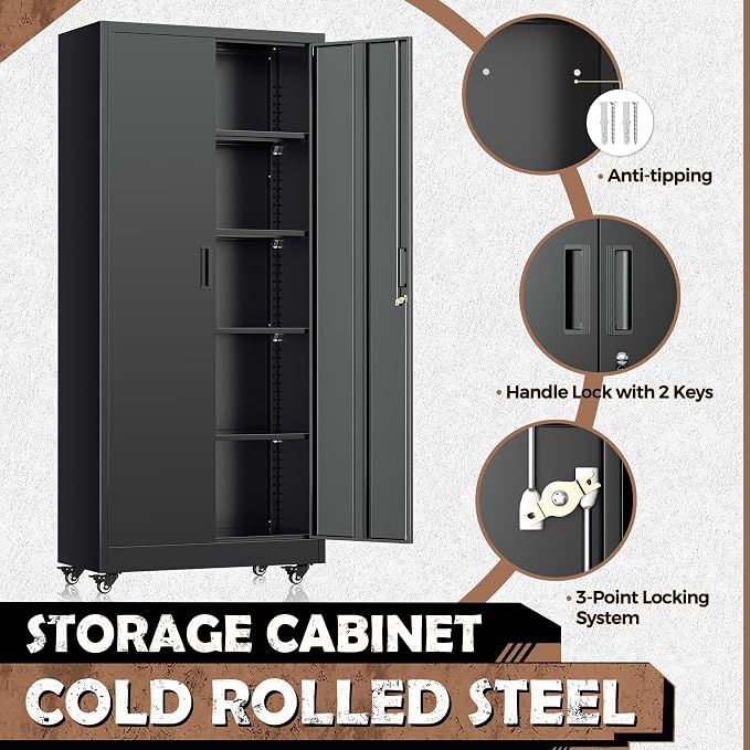 INTERGREAT73 Garage Storage Cabinet - Image 4