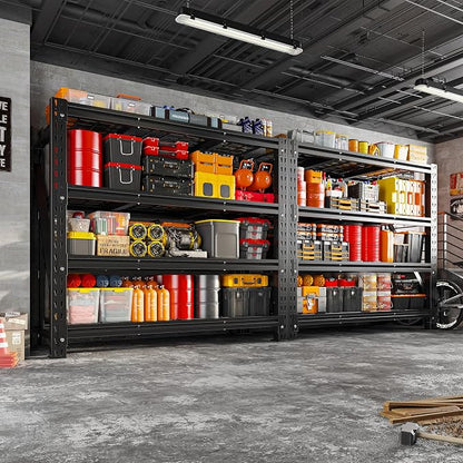 Romorgniz 60" W Garage Shelving 5000LBS Heavy Duty Storage Shelves Adjustable by Romorgniz