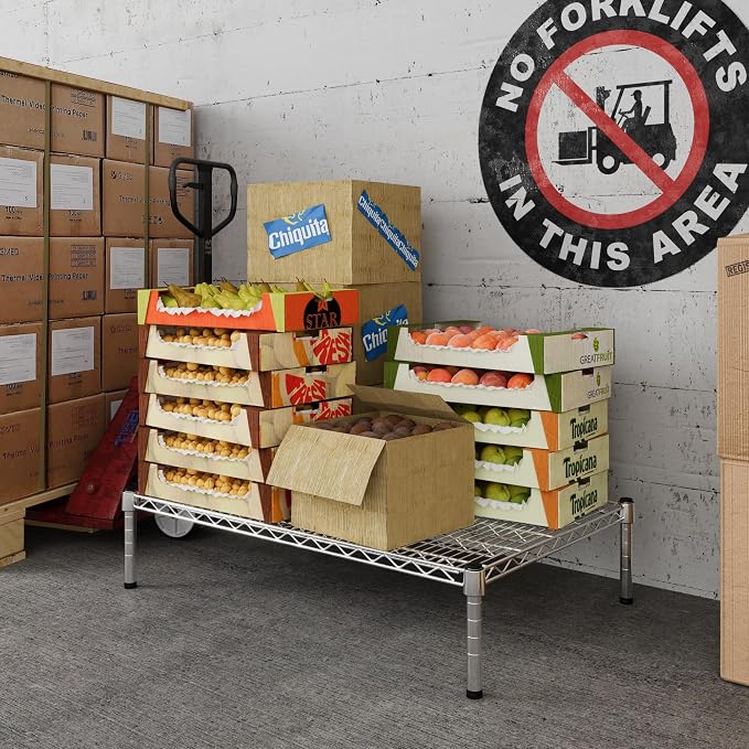 24" Deep x 36" Wide x 8" Height Wire Shelving Kit | 1-Tier | NSF Commercial - Image 5