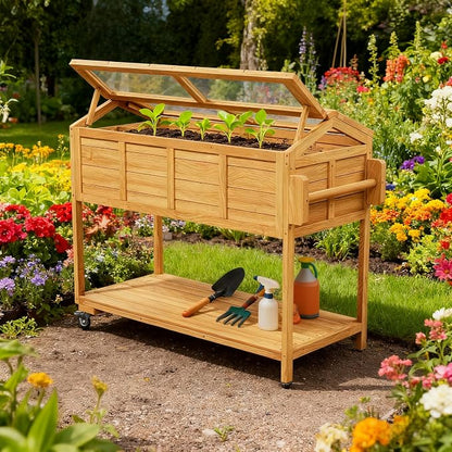 Raised Garden Beds on Wheels by TenaoVilleux