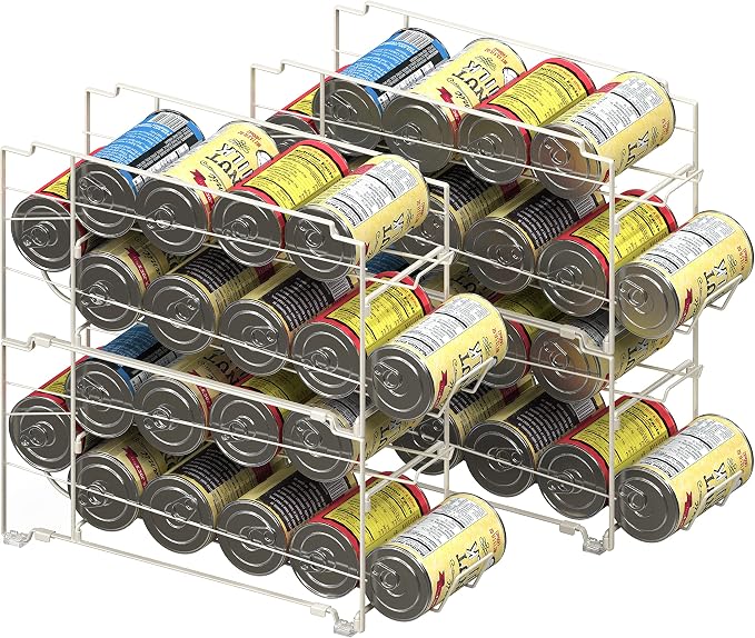 Simple Houseware Soda Can Organizer Stackable Rack Dispenser - Image 5