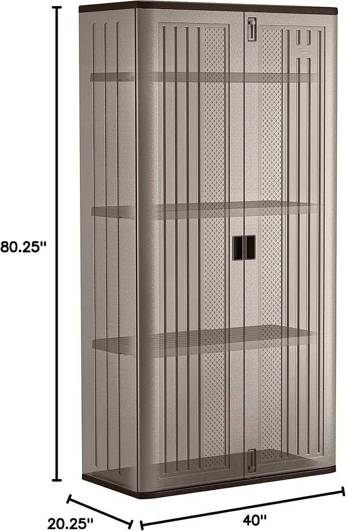 Suncast Mega Tall Storage Cabinet - Image 3