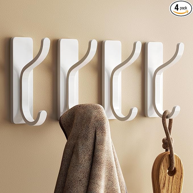 pickpiff Adhesive Wall Hooks for Hanging Towels by pickpiff