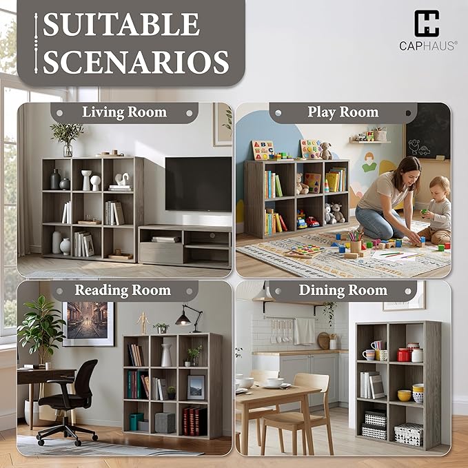 CAPHAUS Sturdy Room 11-Inch Cube Storage Organizer Shelf, - Image 6