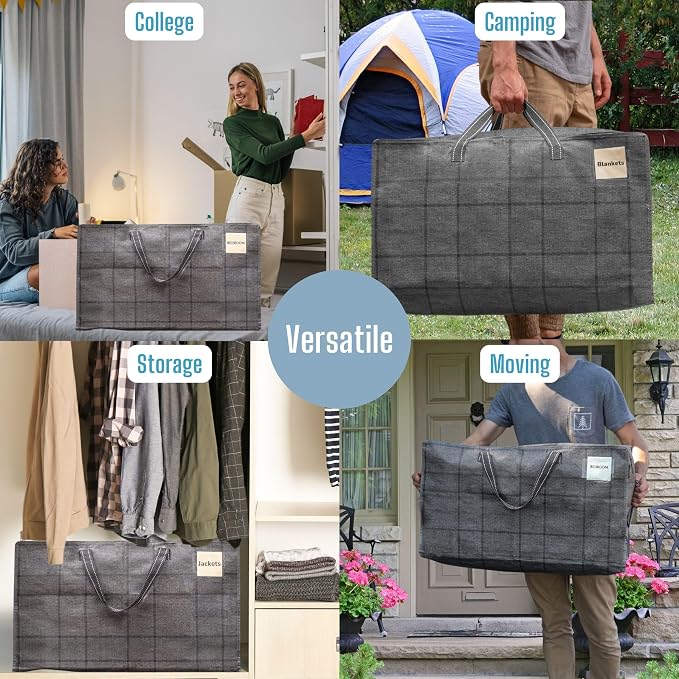 VENO 10 Pack Moving and Storage Bags, Heavy Duty, Alternative to Moving Boxes - Image 8