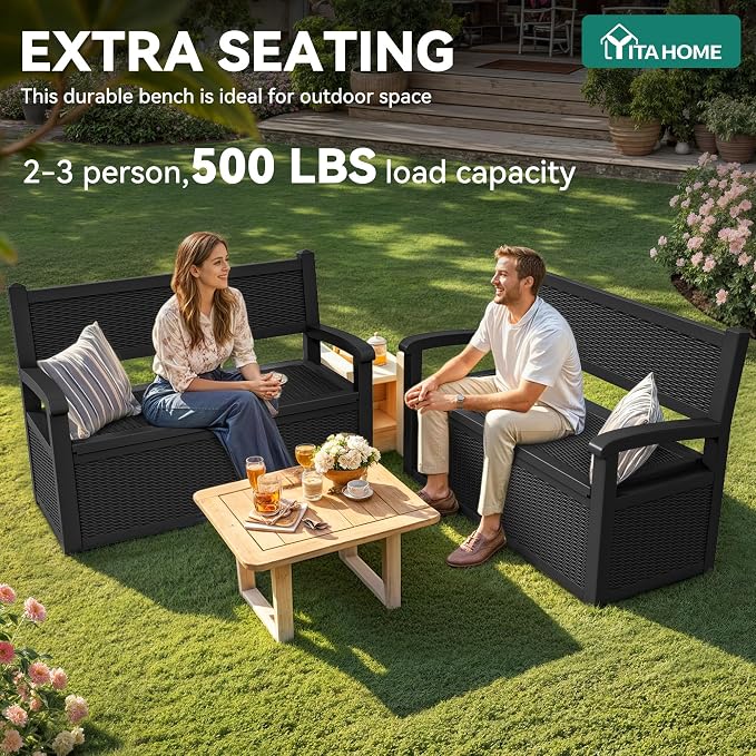 YITAHOME 70 Gallon Deck Bench - Image 3