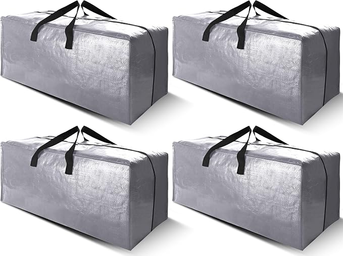 Cosy Family 4 Pack Heavy Duty Extra Large Moving Bags by Cosy+Family