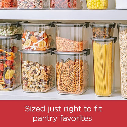 Rubbermaid Brilliance Pantry Food Storage Container Set, Airtight & Leak-Proof - Image 4