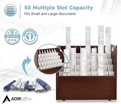 Adir Blue Print Storage Organizer - Image 3