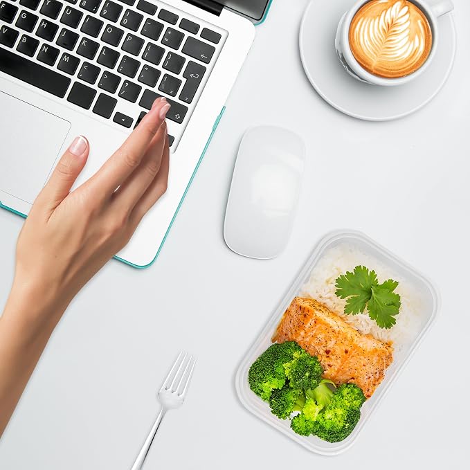 Prep Naturals 50 Pack Meal Prep Containers Reusable | BPA-Free Meal Prep - Image 7