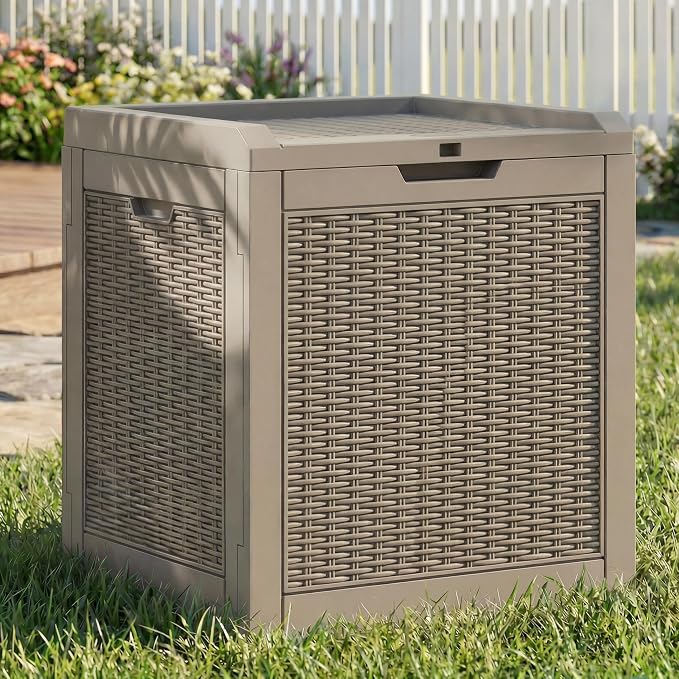 YITAHOME 32 Gallon Deck Box, Indoor Outdoor Storage Box by YITAHOME
