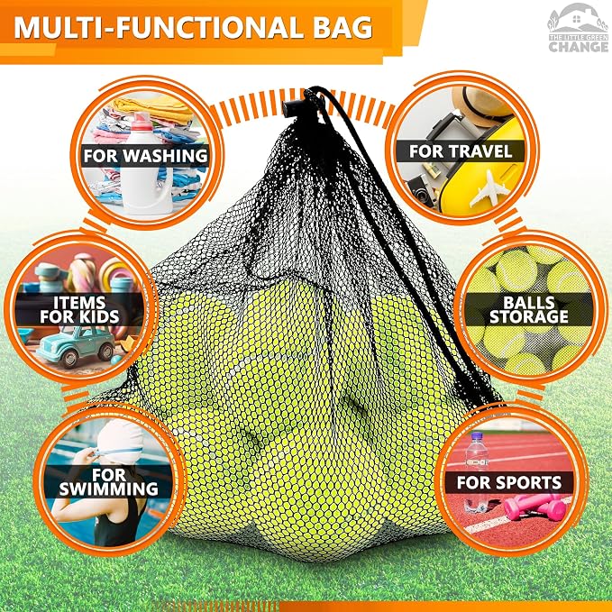 12 Pcs Mesh Laundry Bags Drawstring, 12.6x15.5 In, Nylon | Mesh Bags - Image 5