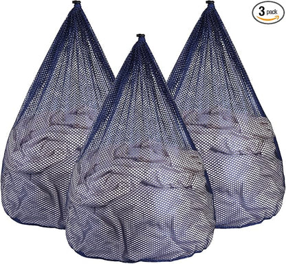 3Pcs Mesh Laundry Bags Washing Machine Mesh Wash Bags Jumbo by OKAKA