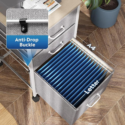 DEVAISE Mobile File Cabinet, Rolling Printer Stand - Image 6