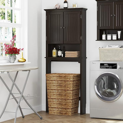 UTEX Above Toilet Storage Cabinet, Bathroom Organizer - Image 3