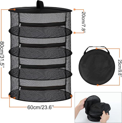 Desy & Feeci 4-Layer Herb Drying Rack - Image 3