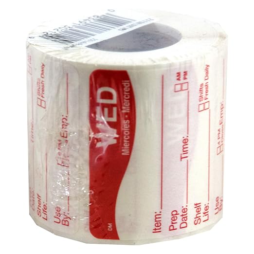 DayMark Safety Systems DissolveMark IT1122133 "WED" Day of The Week Label by DayMarkSafetySystems