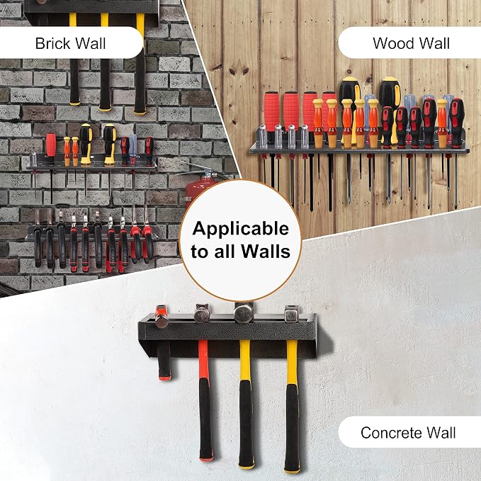 Screwdriver Organizer，Metal Screwdriver Organizers, Hammer Rack，Pliers Organizer - Image 2