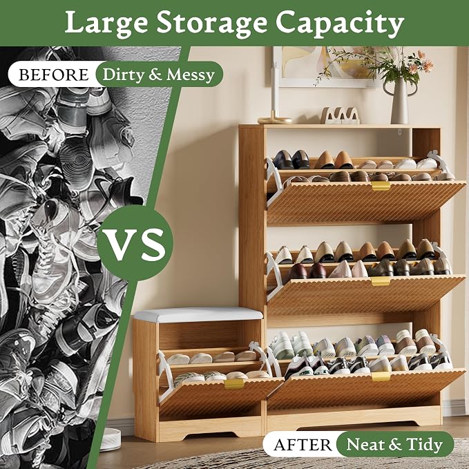 Xixini Shoe Storage Cabinet for Entryway - Image 6