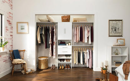 ClosetMaid SuiteSymphony Wood Closet Organizer System, 25-Inch Starter Kit - Image 12