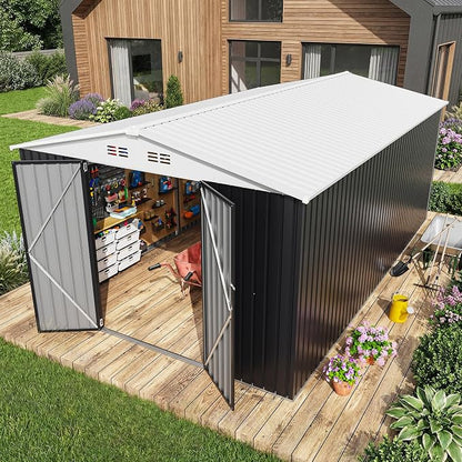 Polar Aurora 10x16 Outdoor Storage Shed, Garden Shed - Image 7