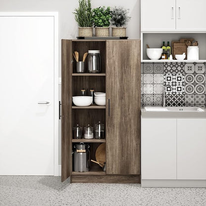 Prepac Elite Tall Garage Storage Cabinet & Pantry Storage Cupboard, 2-Door - Image 8