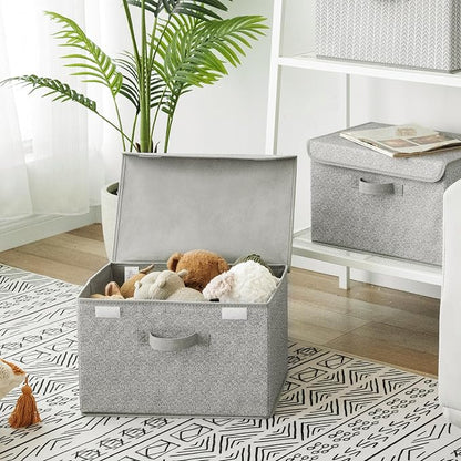 GRANNY SAYS Storage Boxes with Lids, Fabric Storage Bins, Keepsake Box - Image 3