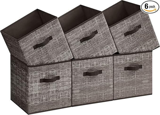 SONGMICS Storage Cubes, 13-Inch Non-Woven Fabric Bins by Unknown