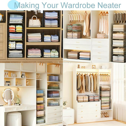Hongtamoya 5-Tier Stackable Closet Organizers and Storage Shelves, Extend - Image 5