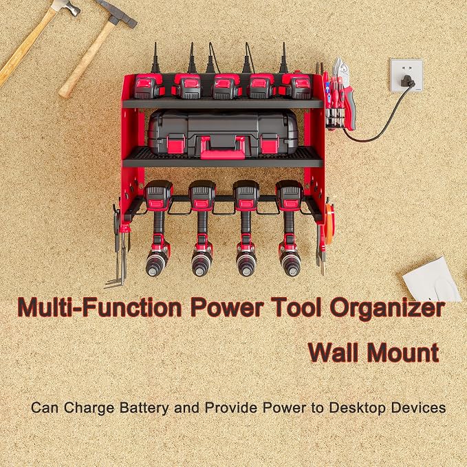 Wall Mount Power Tool Organizer - Image 5