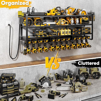 49.5" W Large Power Tool Organizer Wall Mount - Image 5