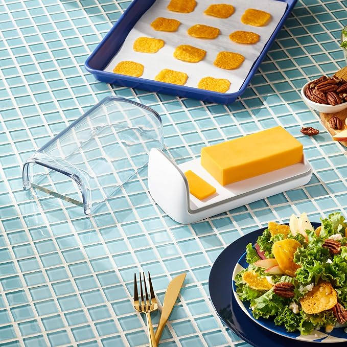 Chef'n 2-in-1 Cheese Slicer and Storage Container | Integrated Lid Keeps Cheese - Image 3