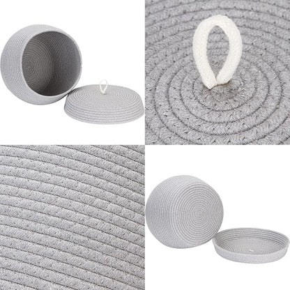 Sea Team Round Cotton Rope Storage Basket - Image 5