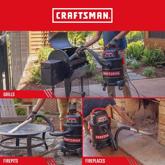 CRAFTSMAN CMXEVBE17050 5 Gallon 7.8 Amp Ash and Grilling Vacuum, Portable Dry - Image 4