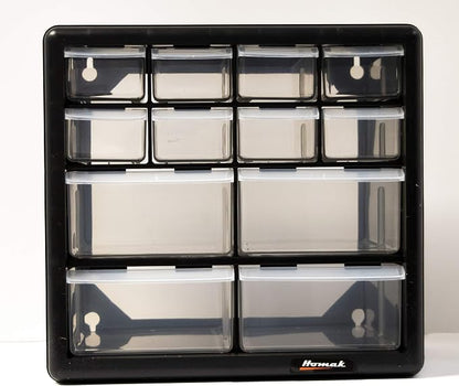 Homak 12-Drawer Parts Organizer, HA01012001 - Image 9