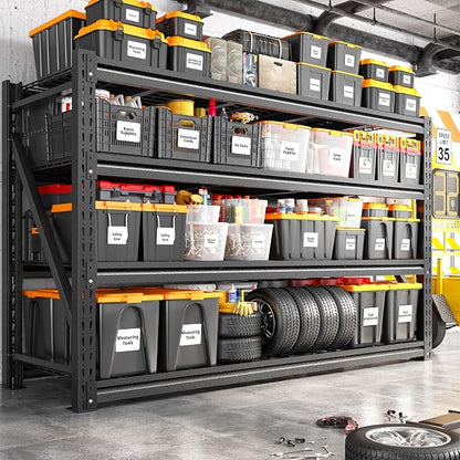 REIBII 5088LBS Heavy Duty Garage Shelving, 68.3'' W Large Metal Storage Shelves - Image 9