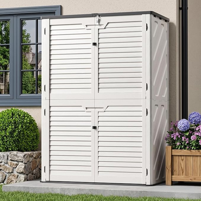 65 Cu.Ft Resin Outdoor Storage Shed by Unknown