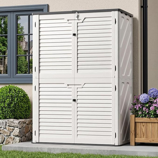 65 Cu.Ft Resin Outdoor Storage Shed by Unknown