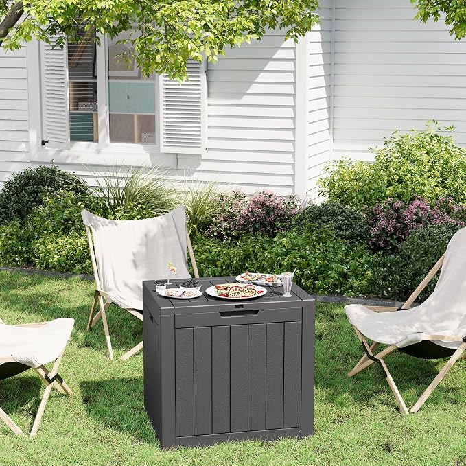 Outdoor Storage Deck Box Waterproof, Garden Tool, Backyard Cushion, Poolside - Image 7
