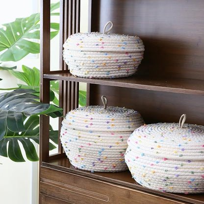 Sea Team Round Cotton Rope Storage Basket - Image 3