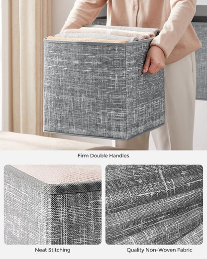 SONGMICS Storage Cubes, 13-Inch Non-Woven Fabric Bins - Image 5