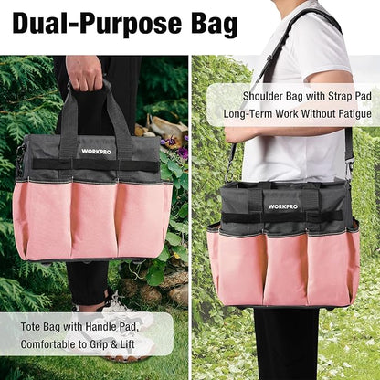 WORKPRO Garden Tool Bag, Heavy Duty Gardening Tote Bag Organizer - Image 6