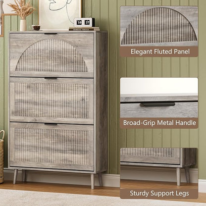 BORNOON Shoe Cabinet for Entryway - Image 5