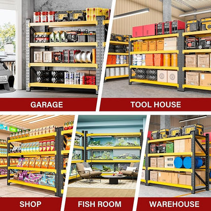 48" Wide Heavy Duty Garage Shelving Units, 3000LBS Deep Storage Shelves - Image 5